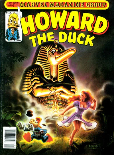 Howard the Duck (1979) #9, featuring a story written by Steve Skeates.