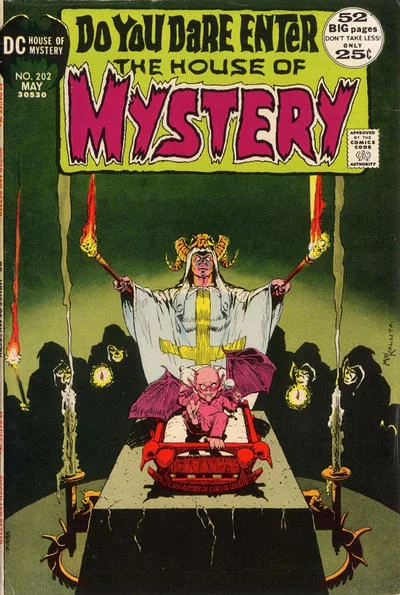 House of Mystery (1951) #202, featuring "The Poster Plague" written by Steve Skeates.