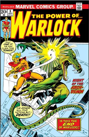Warlock (1972) #8, written by Mike Friedrich.