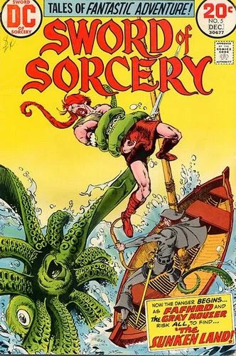 Sword of Sorcery (1973) #5, cover by Walt Simonson.