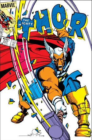 Thor (1966) #337, cover by Walt Simonson.