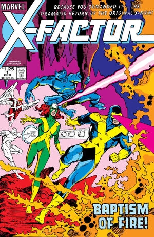 X-Factor (1986) #1, cover by Walt Simonson.