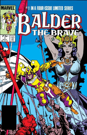Balder the Brave (1985) #1, cover by Walt Simonson.