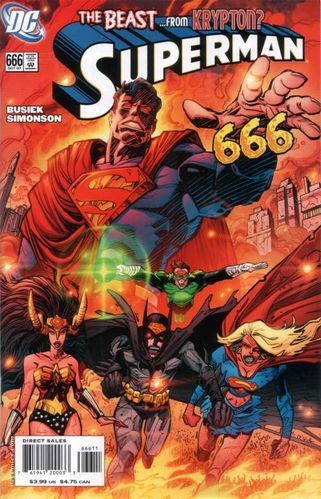 Superman (1939) #666, cover by Walt Simonson.