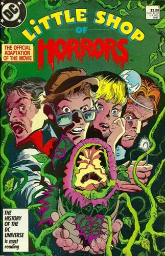 Little Shop of Horrors (1987) #1, cover penciled by Gene Colan & inked by Dave Hunt.