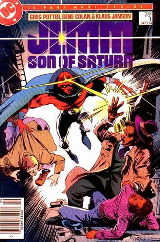 Jemm, Son of Saturn (1984) #1, cover penciled by Gene Colan & inked by Klaus Janson