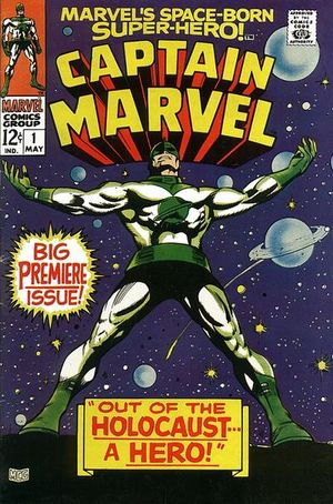 Captain Marvel (1968) #1, cover penciled by Gene Colan & inked by Vince Colletta