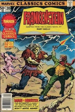 Marvel Classics Comics (1976) #20, cover penciled by Gene Colan & inked by Ernie Chan.