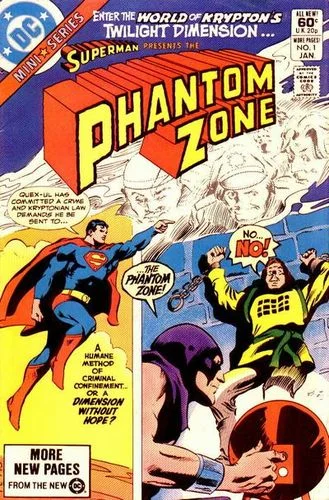 Phantom Zone (1982) #1, cover penciled by Gene Colan & inked by Dick Giordano.