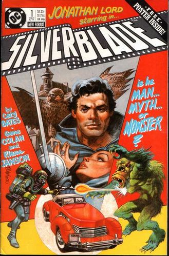 Silverblade (1987) #1, cover penciled by Gene Colan & inked by Neal McPheeters.