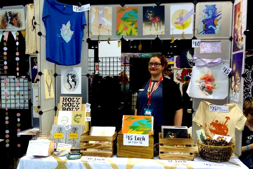 Sarah Menzel at Denver Comic Con 2018.