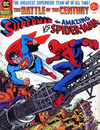 Superman vs. The Amazing Spider-Man (1976) #1, written by Gerry Conway.