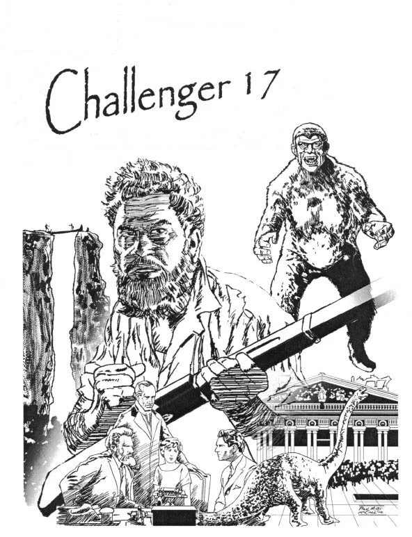 Challenger (1993) #17, cover by Paul McCall. Edited by Guy Lillian.