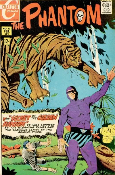 The Phantom (1969) #30, cover by Frank McLaughlin.