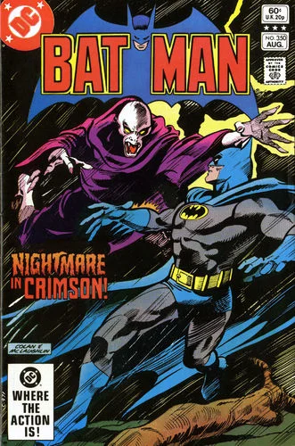Batman (1940) #350, cover penciled by Gene Colan & inked by Frank McLaughlin.