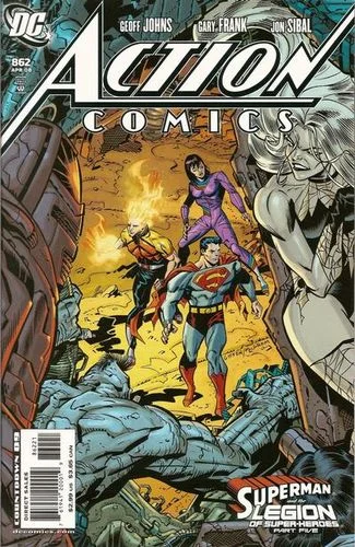 Action Comics (1938) #862 Variant, cover penciled by Keith Giffen & inked by Al Milgrom.