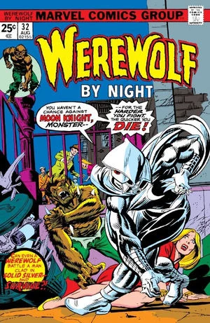 Werewolf by Night (1972) #32, cover penciled by Gil Kane & inked by Al Milgrom.