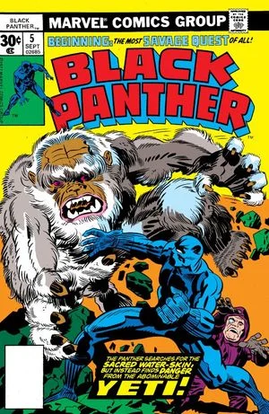 Black Panther (1977) #5, interior colored by Irene Vartanoff.