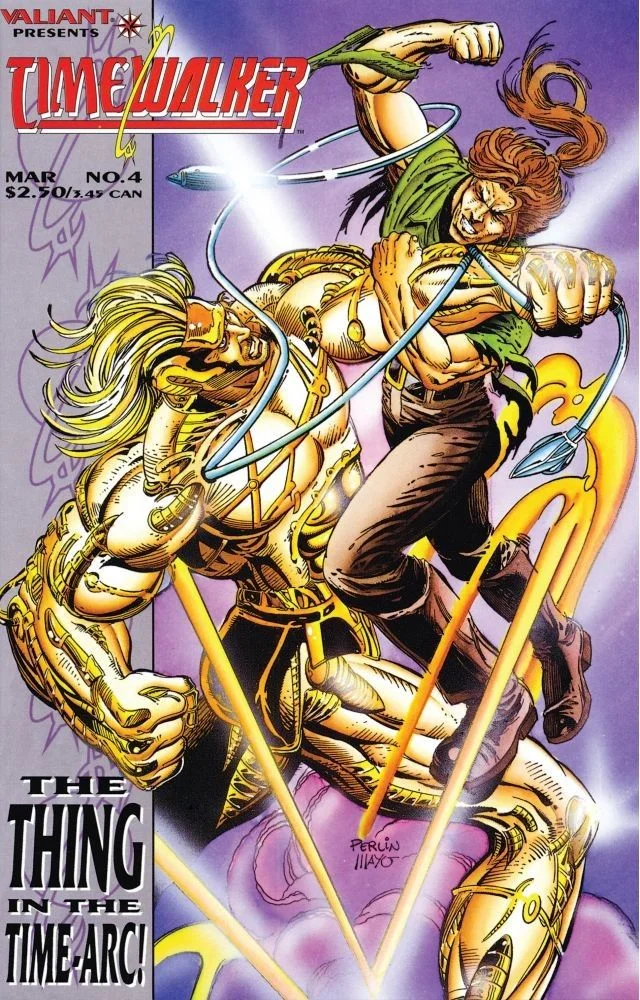Timewalker (1994) #4, cover penciled by Don Perlin & inked by Gonzalo Mayo.