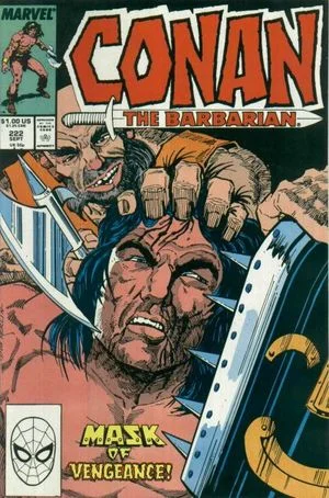 Conan the Barbarian (1970) #222, cover by Don Perlin.