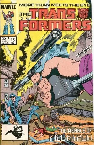 Transformers (1984) #13, cover by Don Perlin.