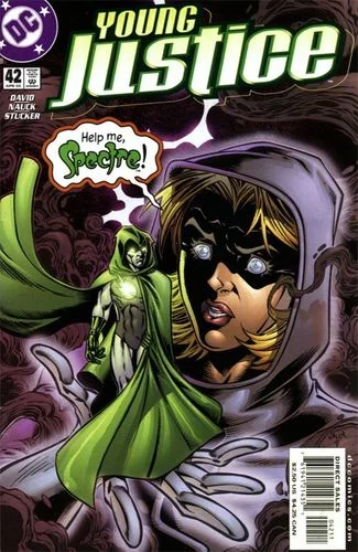 Young Justice (1998) #42, cover penciled by Todd Nauck & inked by Tom Palmer.