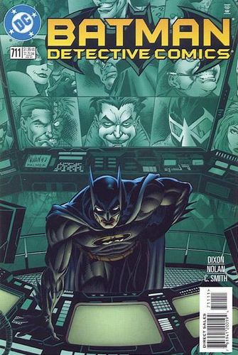 Detective Comics (1937) #711, cover penciled by Graham Nolan & inked by Tom Palmer.