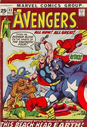 Avengers (1963) #293, cover penciled by Neal Adams & inked by Tom Palmer.