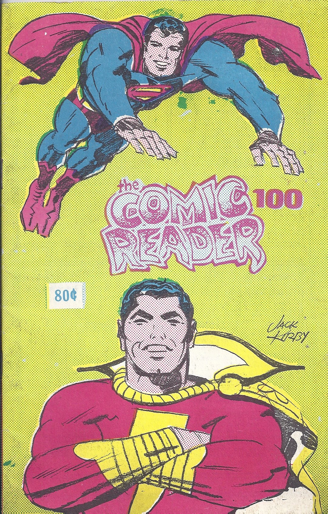 The Comic Reader (1962) #100. This September 1973 issue featured a cover by Jack Kirby.