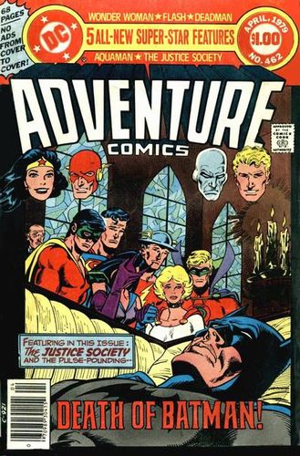 Adventure Comics (1938) #462, cover story written by Paul Levitz.