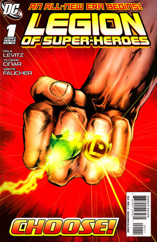 Legion of Super-Heroes (2010) #1, written by Paul Levitz.
