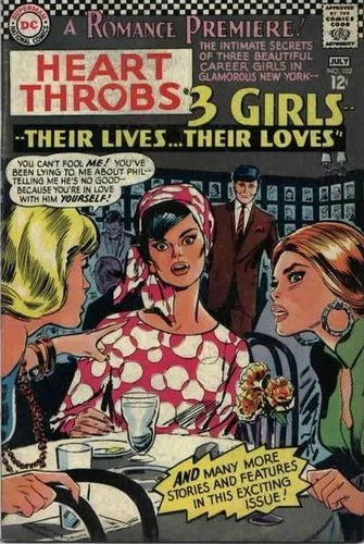 Heart Throbs (1949) #102, cover by Jay Scott Pike.