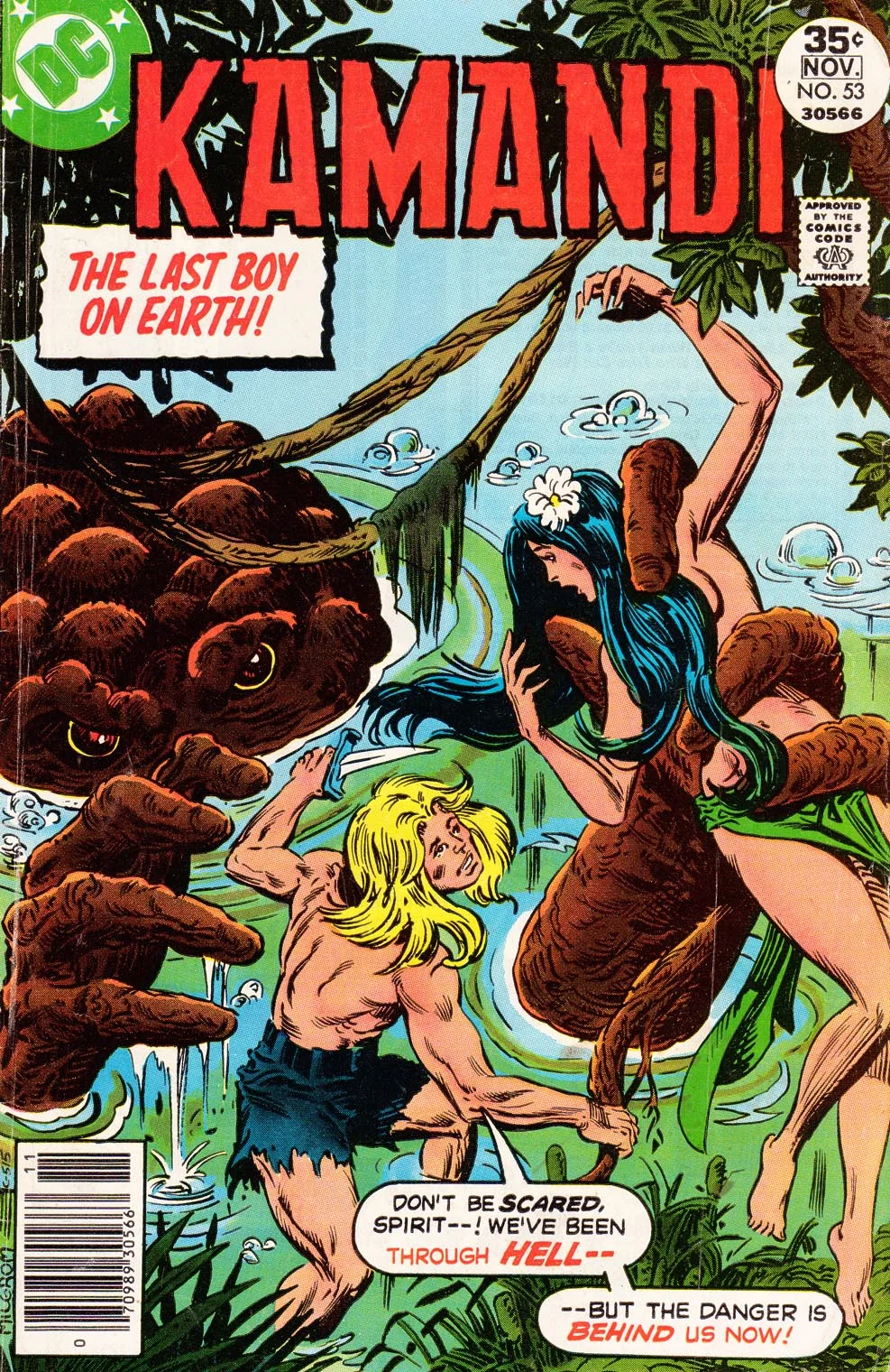 Kamandi (1975) #53, written by Jack C Harris.