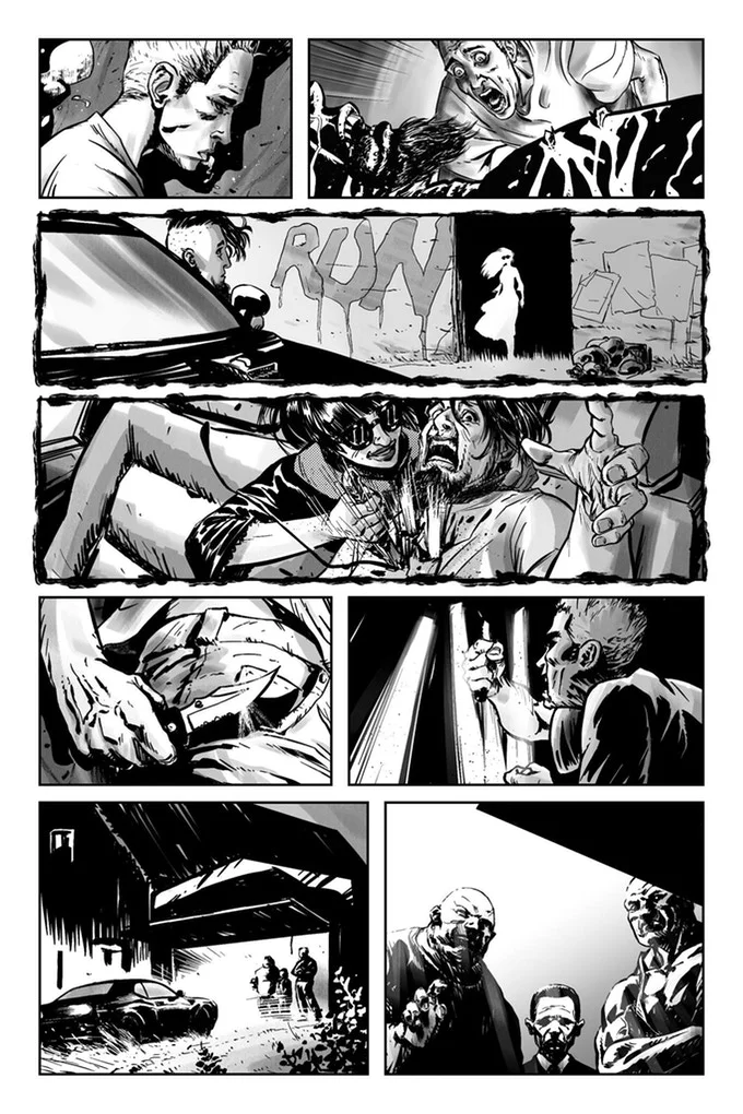 Car trouble. A page from Caught On the Web by Ryan Lynch & Fabio Ramacci.
