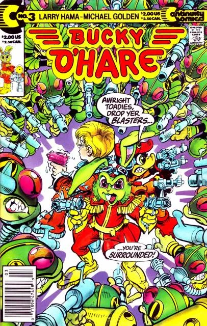 Bucky O’Hare (1991) #3, by Larry Hama & Michael Golden.