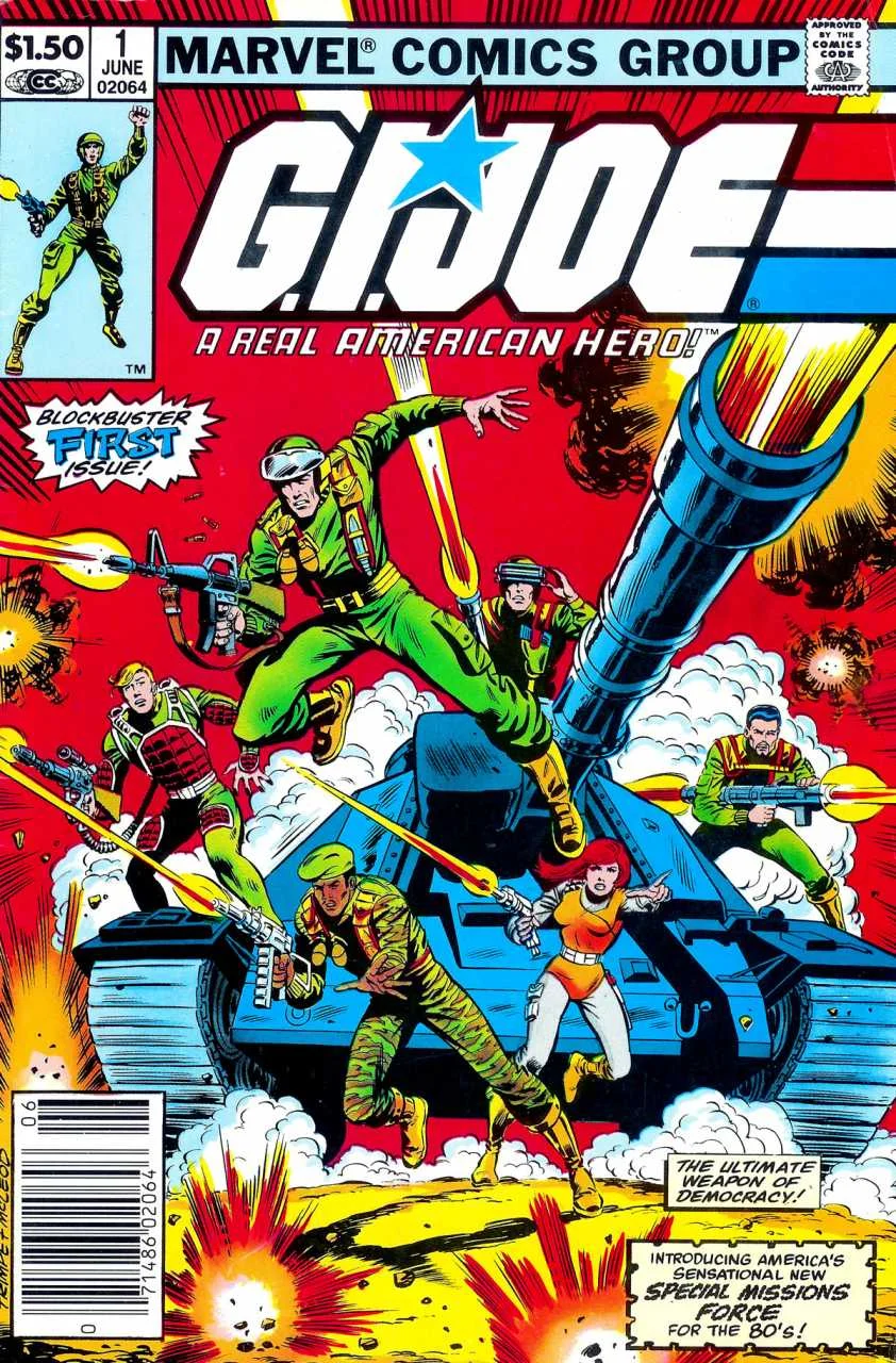 G.I. Joe: A Real American Hero (1982) #1, written by Larry Hama.