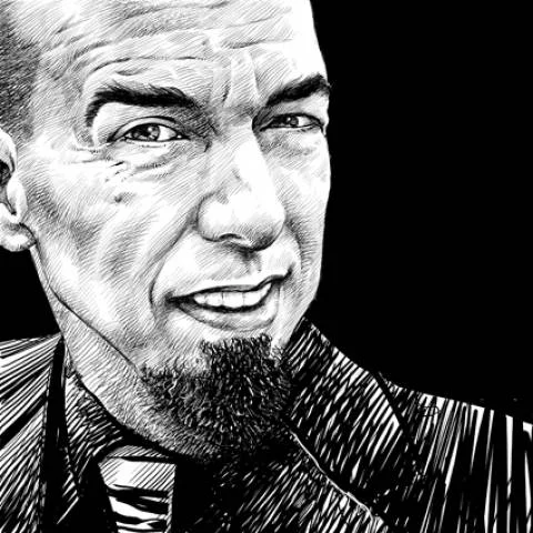 A portrait of Greg Theakston.