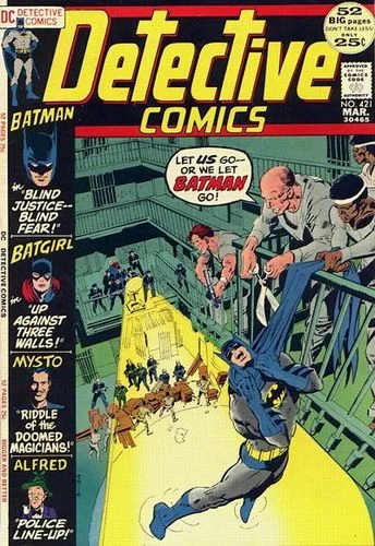 Detective Comics (1937) #421, cover by Neal Adams, Alan Kupperberg, & Dick Giordano.