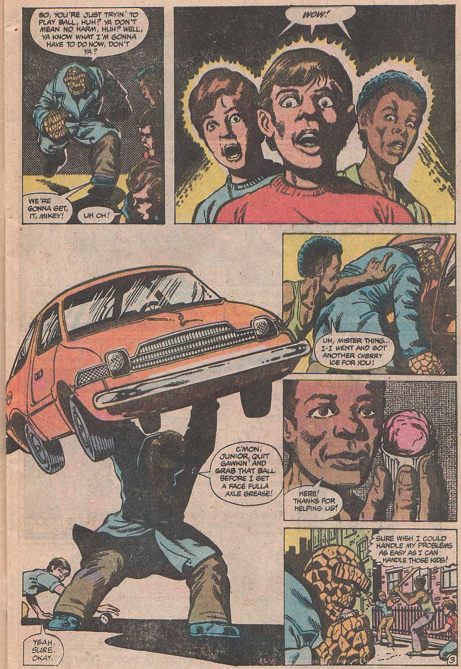 Marvel Two-In-One (1974) #70 pg.3, penciled by Mike Nasser & inked by Gene Day.