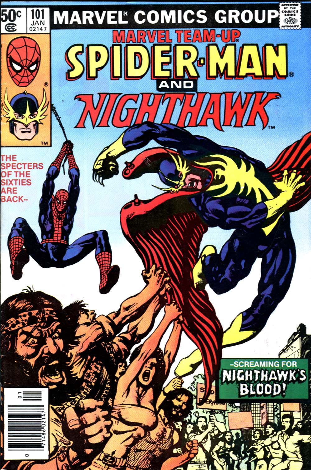 Marvel Team-Up (1972) #101, cover by Mike Nasser.