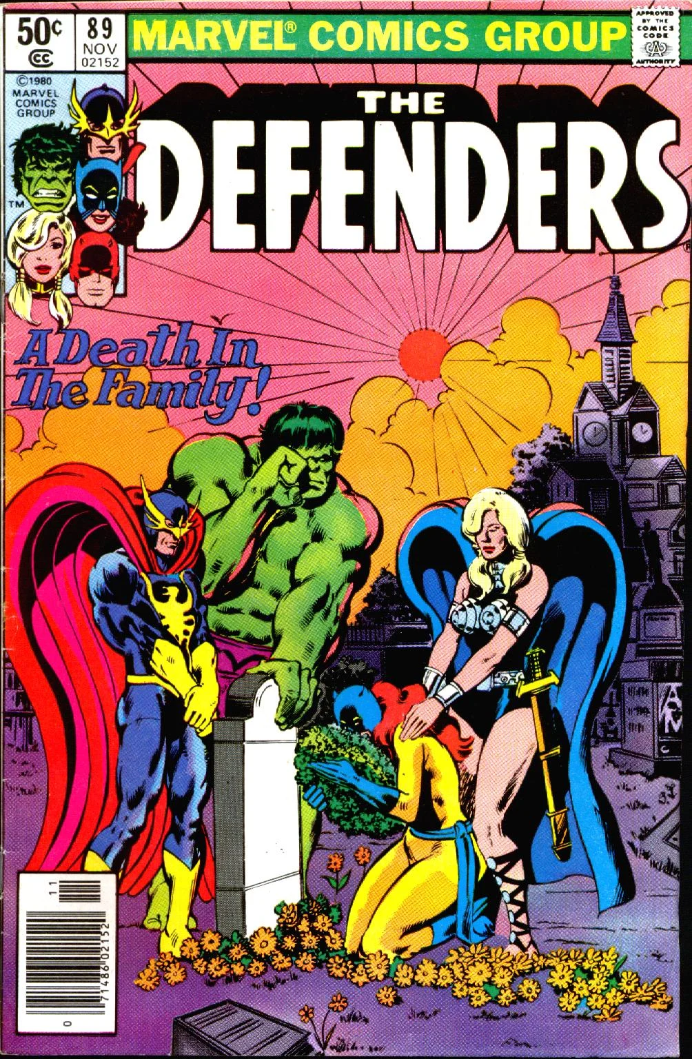 The Defenders (1972) #89, cover penciled by Mike Nasser & inked by Joe Rubinstein.