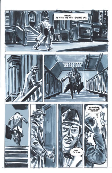 Krigstein: A Graphic Novel - Sample Page 5, art & story by Joe D’Esposito.