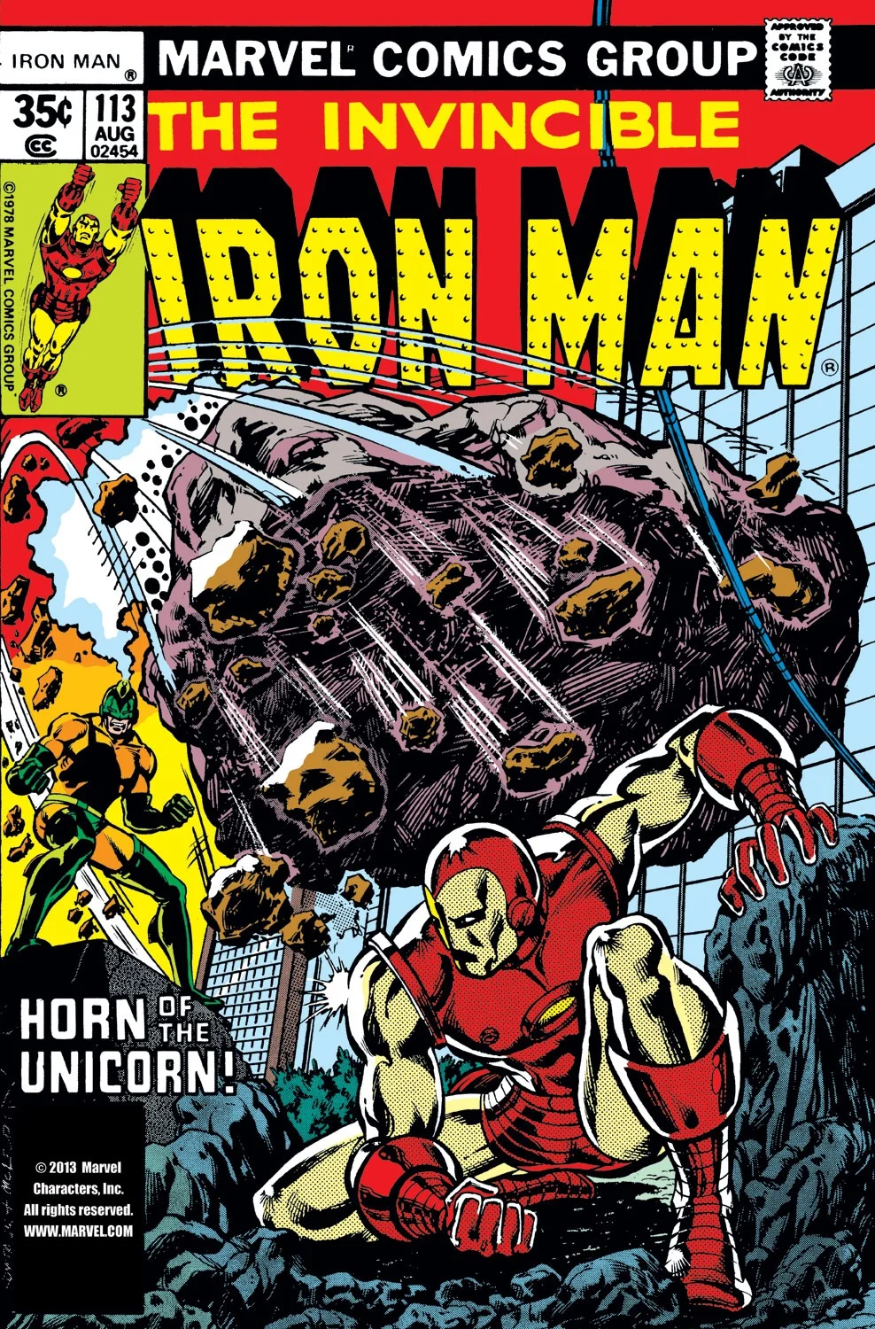 Iron Man (1968) #113, cover penciled by John Romita Jr. & inked by Bob McLeod.