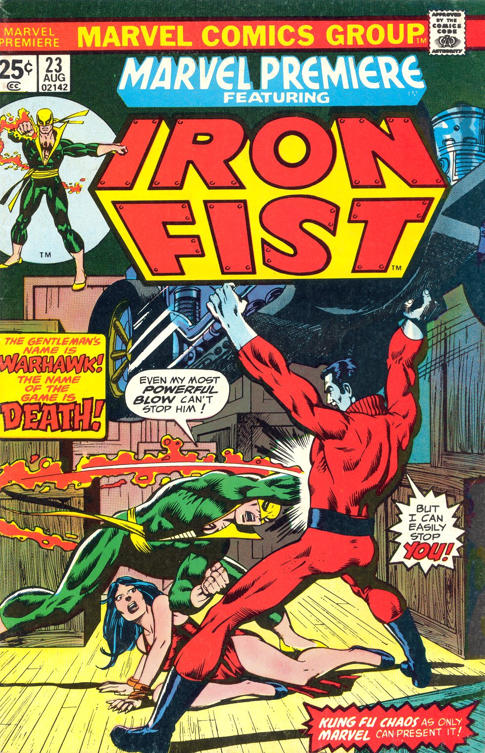 Marvel Premiere (1972) #23, cover penciled by Gil Kane & inked by Bob McLeod.