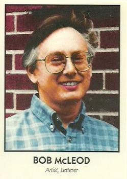 1992 Eclipse Famous Comic Book Creators trading card #10 Bob McLeod.