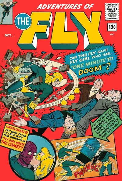 Adventures of the Fly (1960) #30, cover by Hy Eisman.