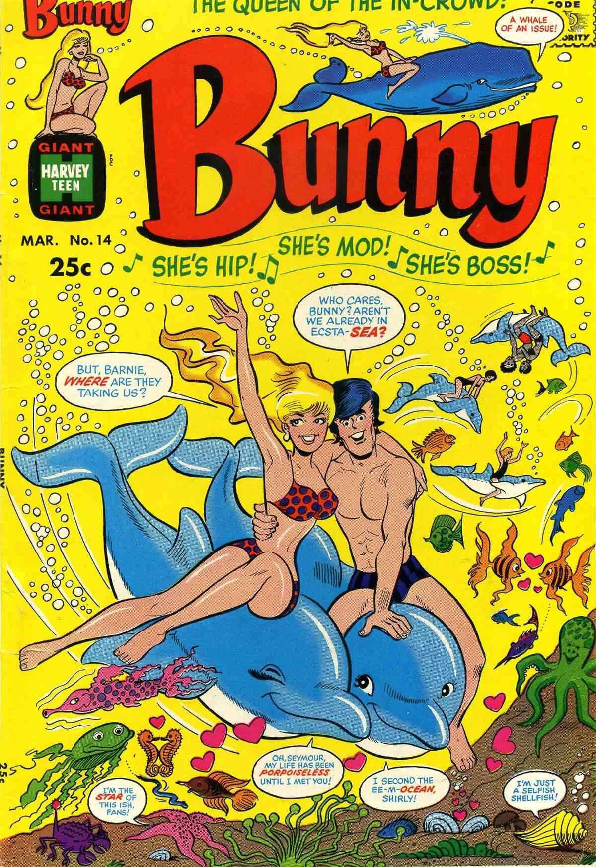 Bunny (1966) #14, cover by Hy Eisman.