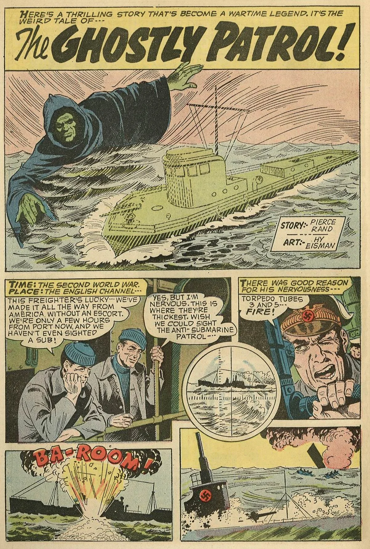 Adventures Into the Unknown (1948) #152 pg.20, art by Hy Eisman.