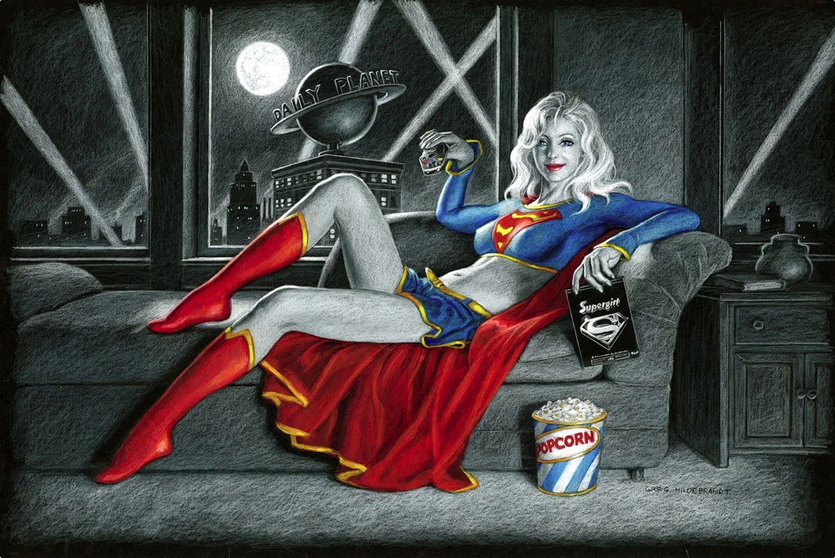Supergirl - by Greg Hildebrandt.