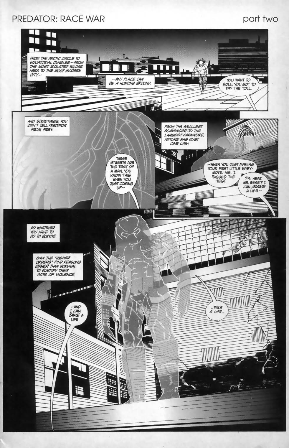 Dark Horse Presents (1986) #68 pg1, penciled by Jordan Raskin & inked by Bob Wiacek.